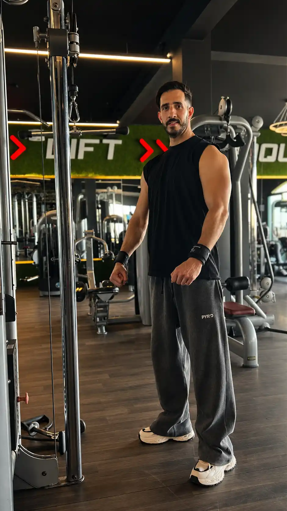 Imad Soultane at the gym